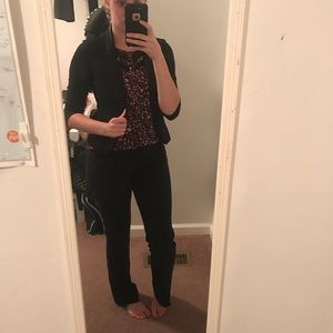 Black candies blazer